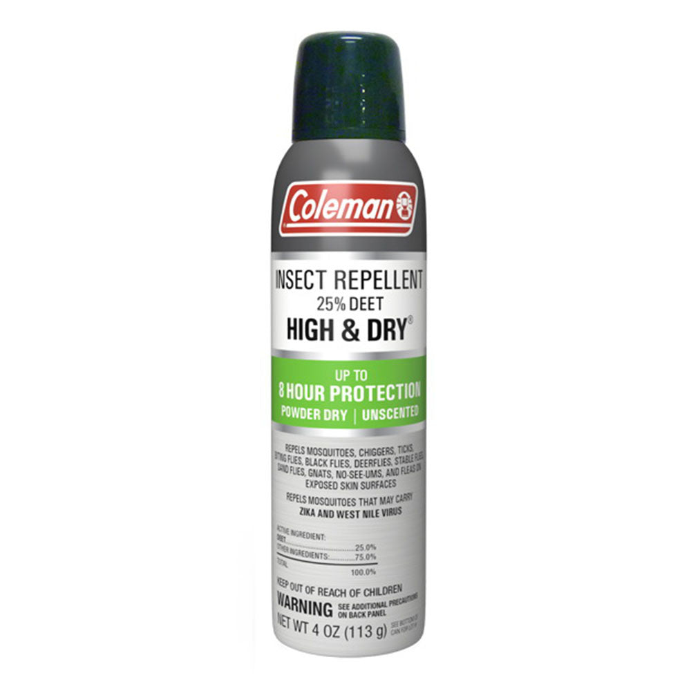 Coleman Insect Repellant High and Dry 25% Deet Dry Formula, 4 Oz